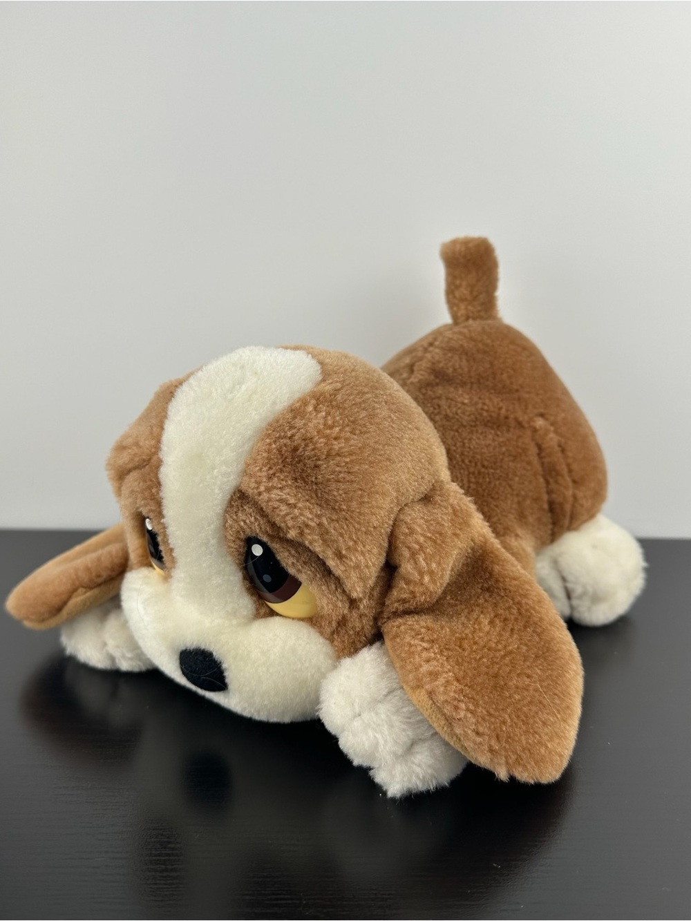 Applause Sad Sam Basset Hound Puppy Dog 8” Brown White Plush Sound Does Not Work
